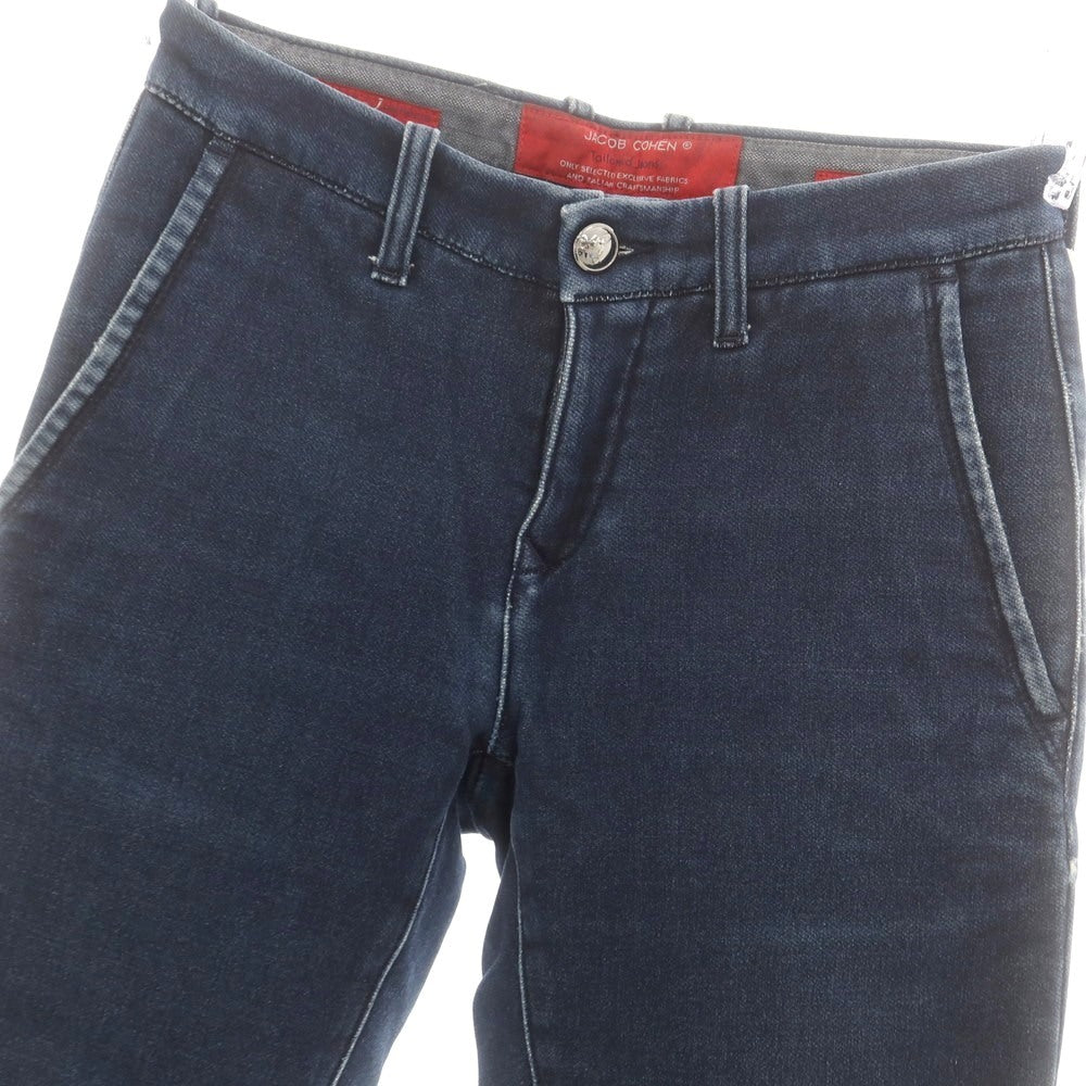 【中古】ヤコブコーエン JACOB COHEN J643 H COMF ストレッチ コットン ジョガーパンツ ネイビー【 29 】【 状態ランクC 】【 メンズ 】