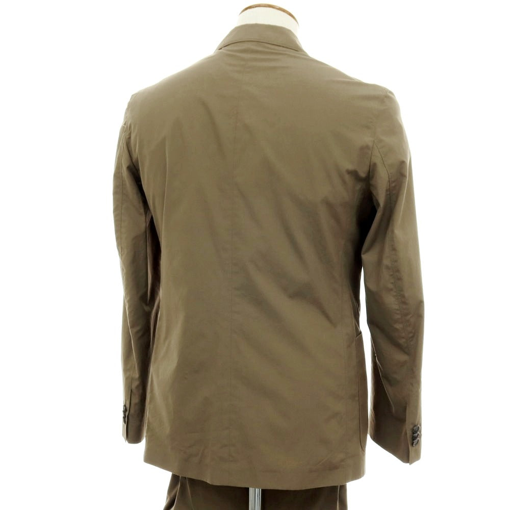 【中古】ジルサンダー JIL SANDER コットン 2つボタンスーツ セットアップ カーキ【サイズ46/46】【 状態ランクD 】【 メンズ 】