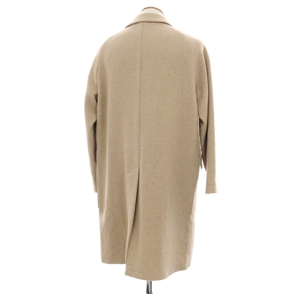 【中古】タリアトーレ TAGLIATORE ウールナイロン ステンカラーコート ベージュ【 48 】【 状態ランクA 】【 メンズ 】