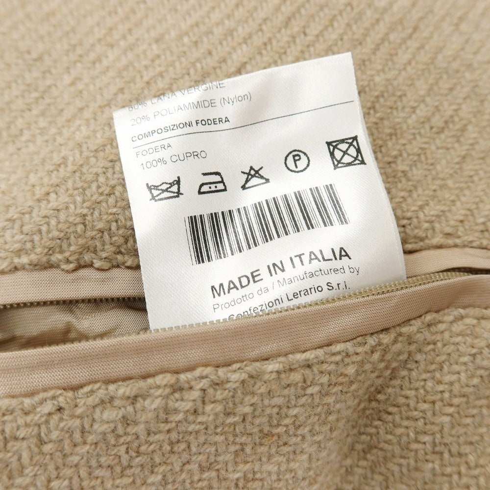 【中古】タリアトーレ TAGLIATORE ウールナイロン ステンカラーコート ベージュ【 48 】【 状態ランクA 】【 メンズ 】