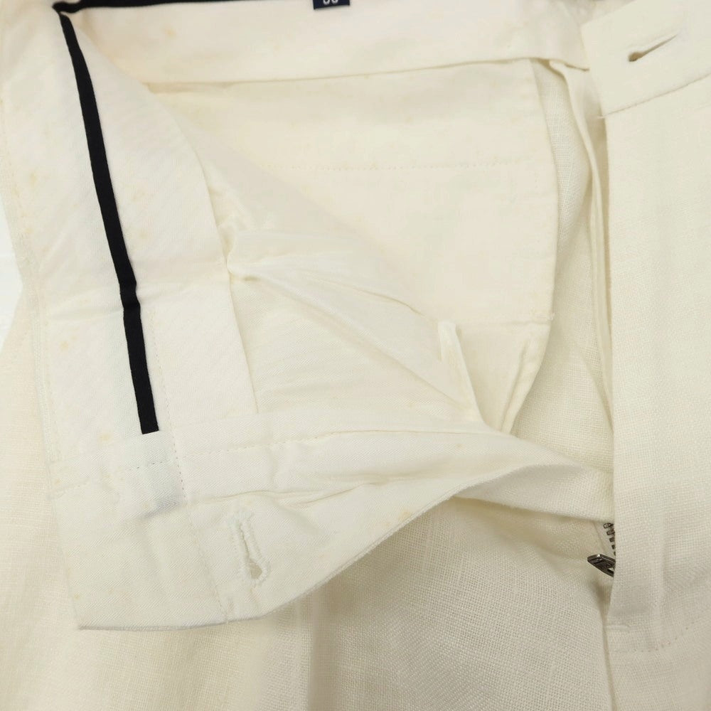 【中古】ポロ ラルフローレン Polo Ralph Lauren リネン カジュアルスラックスパンツ ホワイト【サイズ30】【 状態ランクC 】【 メンズ 】