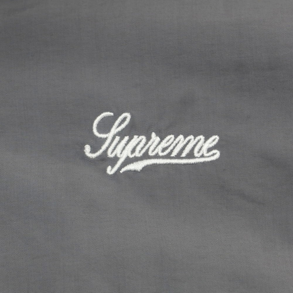 【中古】シュプリーム Supreme 2025年秋冬 Contrast Piping Track Jacket ナイロン トラックジャケット グレー【 L 】【 状態ランクA 】【 メンズ 】