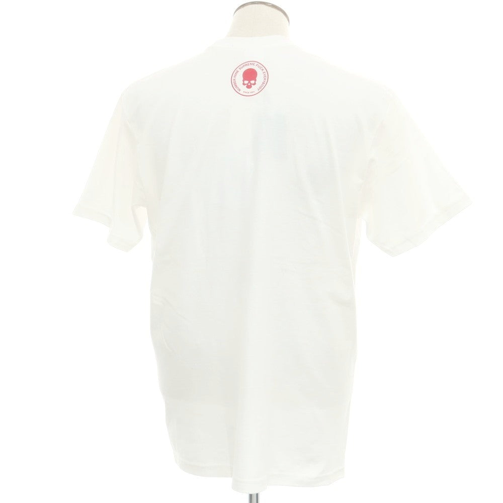 【中古】シュプリーム Supreme × Number (N)ine 2025年秋冬 Shut Up Tee コットン 半袖Tシャツ ホワイト【 L 】【 状態ランクA 】【 メンズ 】
