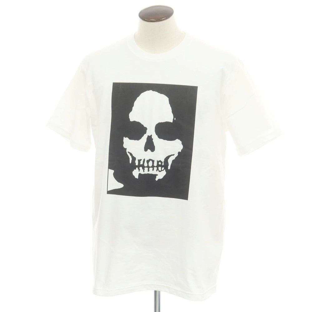 【中古】シュプリーム Supreme × Number (N)ine 2025年秋冬 Manson Tee コットン 半袖Tシャツ ホワイト【 L 】【 状態ランクA 】【 メンズ 】