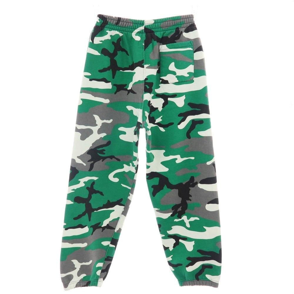 【中古】シュプリーム Supreme 2025年秋冬 Small Box Sweatpant カモフラ スウェットパンツ グリーンxグレー【 L 】【 状態ランクA 】【 メンズ 】