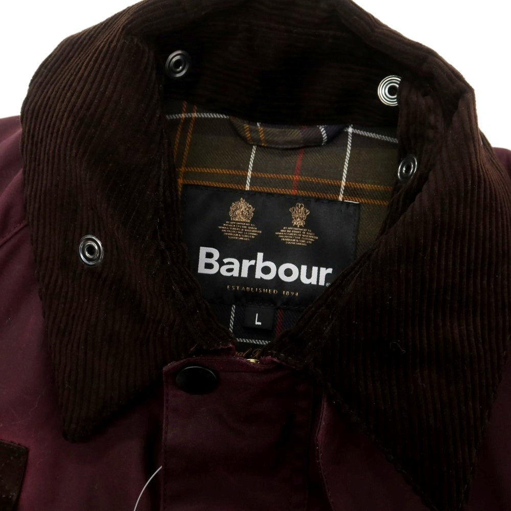 【中古】バブアー Barbour SPEY ワックスコットン フィールドジャケット ワインレッド【 L 】【 状態ランクB 】【 メンズ 】