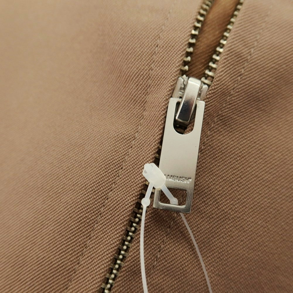 【中古】アンブッシュ AMBUSH ウール ジップアップ カジュアルジャケット ブラウンベージュ系【 1 】【 状態ランクB 】【 メンズ 】