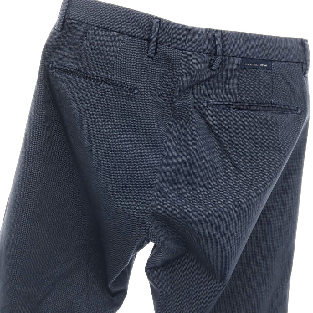 【SALE30%OFF/返品不可】【中古】マイケル コール MICHAEL COAL LUNGO ストレッチ コットンポリエステル カジュアルスラックスパンツ ネイビー【 サイズ30/44 】【 状態ランクB 】【 メンズ 】