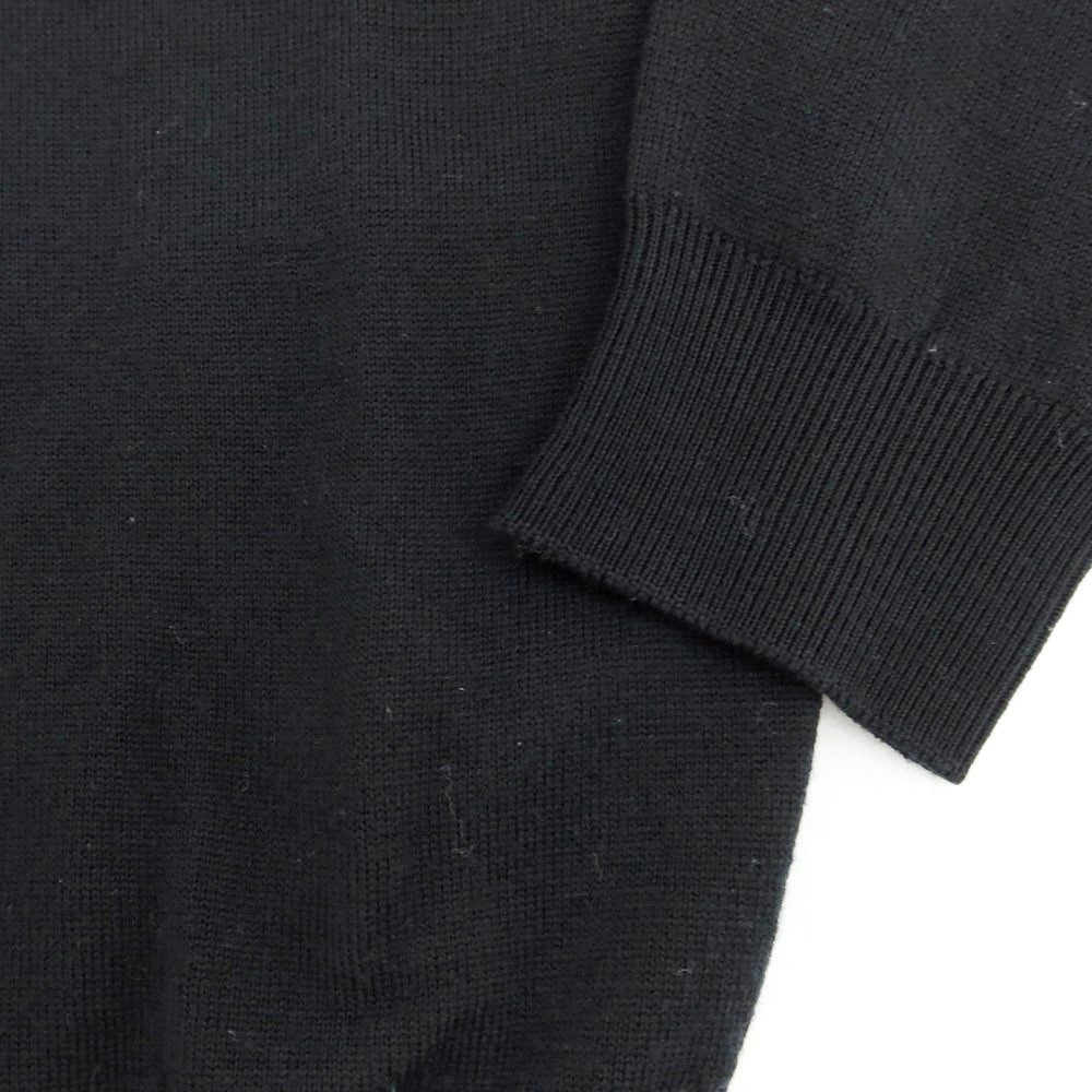 【中古】ジョンスメドレー JOHN SMEDLEY ハイゲージ ウール ダブルジップ スタンドカラー カーディガン ブラック【 S 】【 状態ランクB 】【 メンズ 】