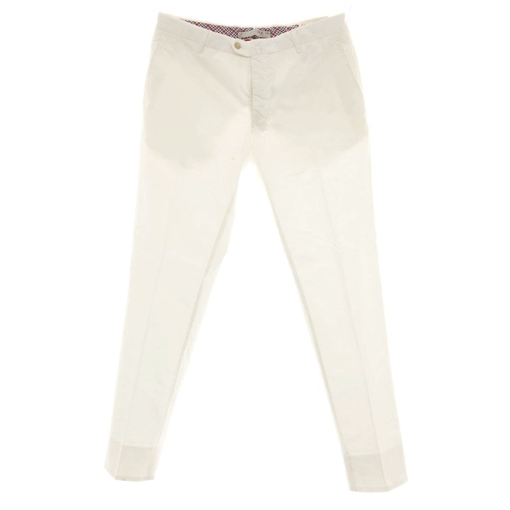 【中古】エルビーエム1911 L.B.M.1911 ストレッチ コットン カジュアルスラックスパンツ ホワイト【サイズ50】【 状態ランクC 】【 メンズ 】