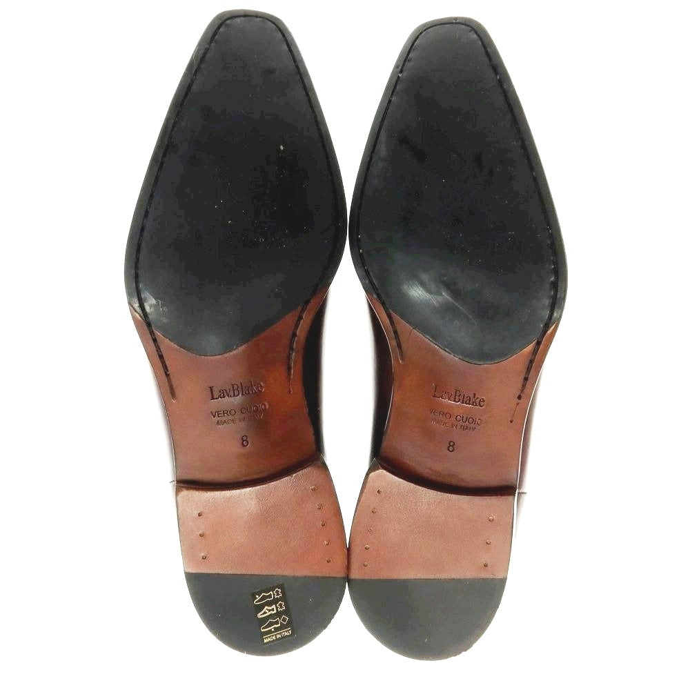 【中古】リングラツィオ RINGRAZIO レザー サイドゴアブーツ アンティークパープル系【 8 】【 状態ランクA 】【 メンズ 】