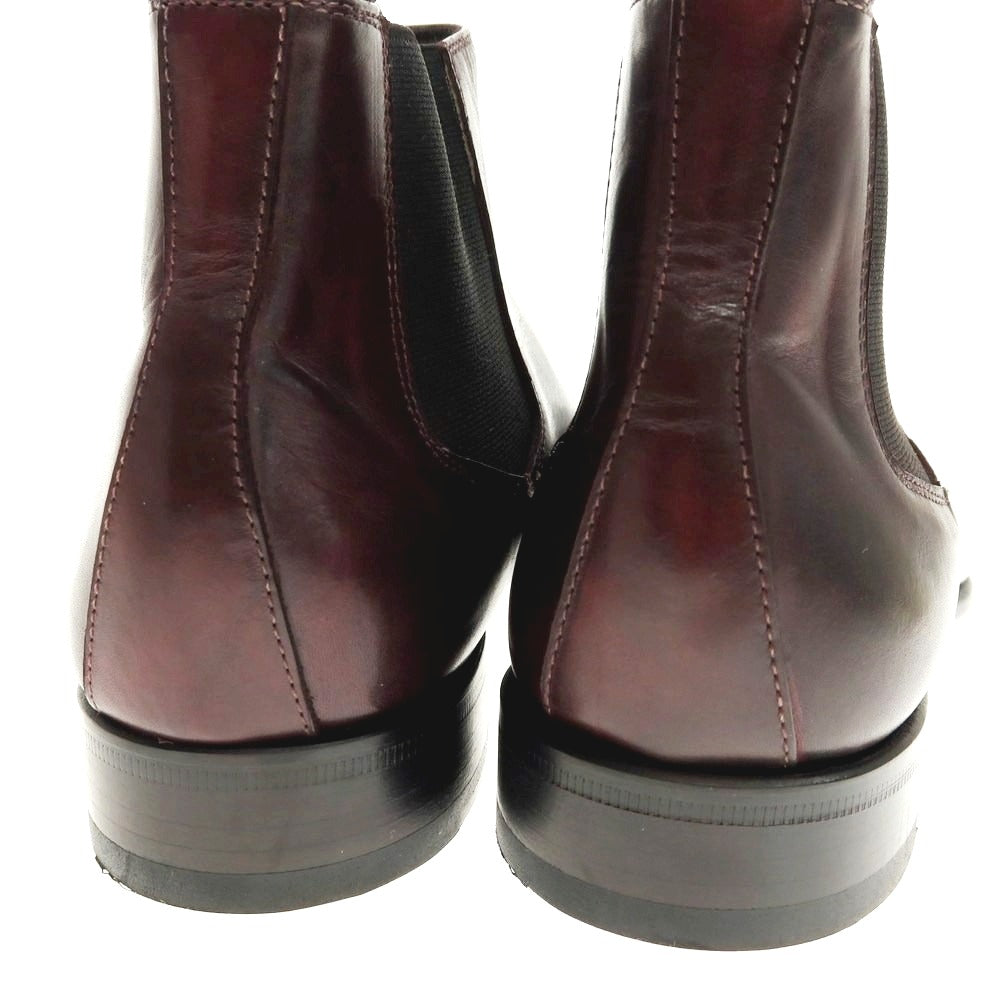 【中古】リングラツィオ RINGRAZIO レザー サイドゴアブーツ アンティークパープル系【 8 】【 状態ランクA 】【 メンズ 】