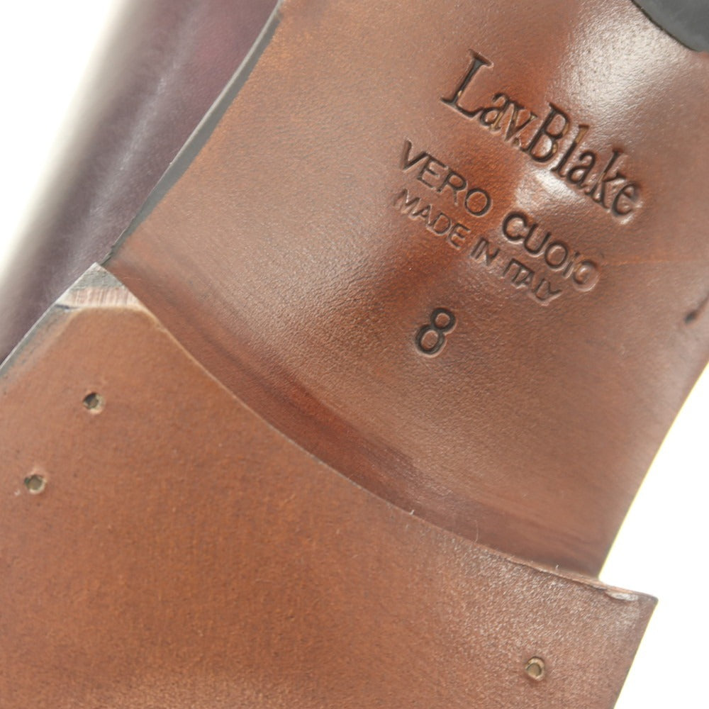 【中古】リングラツィオ RINGRAZIO レザー サイドゴアブーツ アンティークパープル系【 8 】【 状態ランクA 】【 メンズ 】