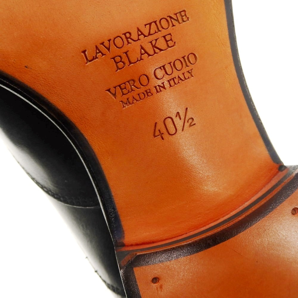 【中古】【未使用】マージナル MARGINAL サイドエラスティック ドレスシューズ ブラック【 40 1/2 】【 状態ランクS 】【 メンズ 】