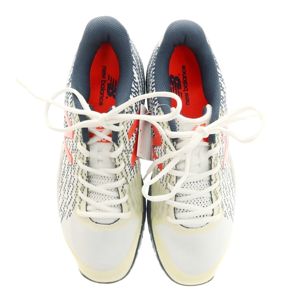 【中古】ニューバランス NEW BALANCE MCH993U3 テニスシューズ ホワイトxネイビー【 27.5 】【 状態ランクB 】【 メンズ 】