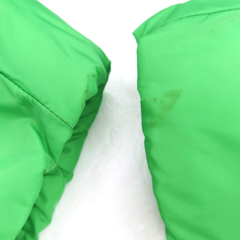 【中古】ショックリー shockly ナイロン ダブルジップ フーデッド 中綿ブルゾン グリーンxグレー【 M 】【 状態ランクB 】【 メンズ 】