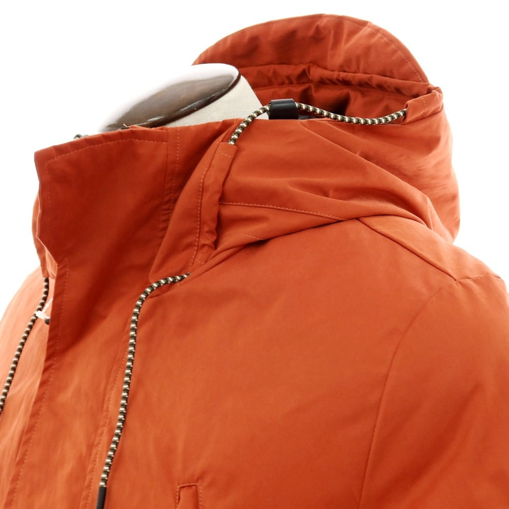 【中古】センス SSEINSE ポリエステルナイロン フーデッド 中綿ブルゾン テラコッタオレンジ系【 L 】【 状態ランクB 】【 メンズ 】