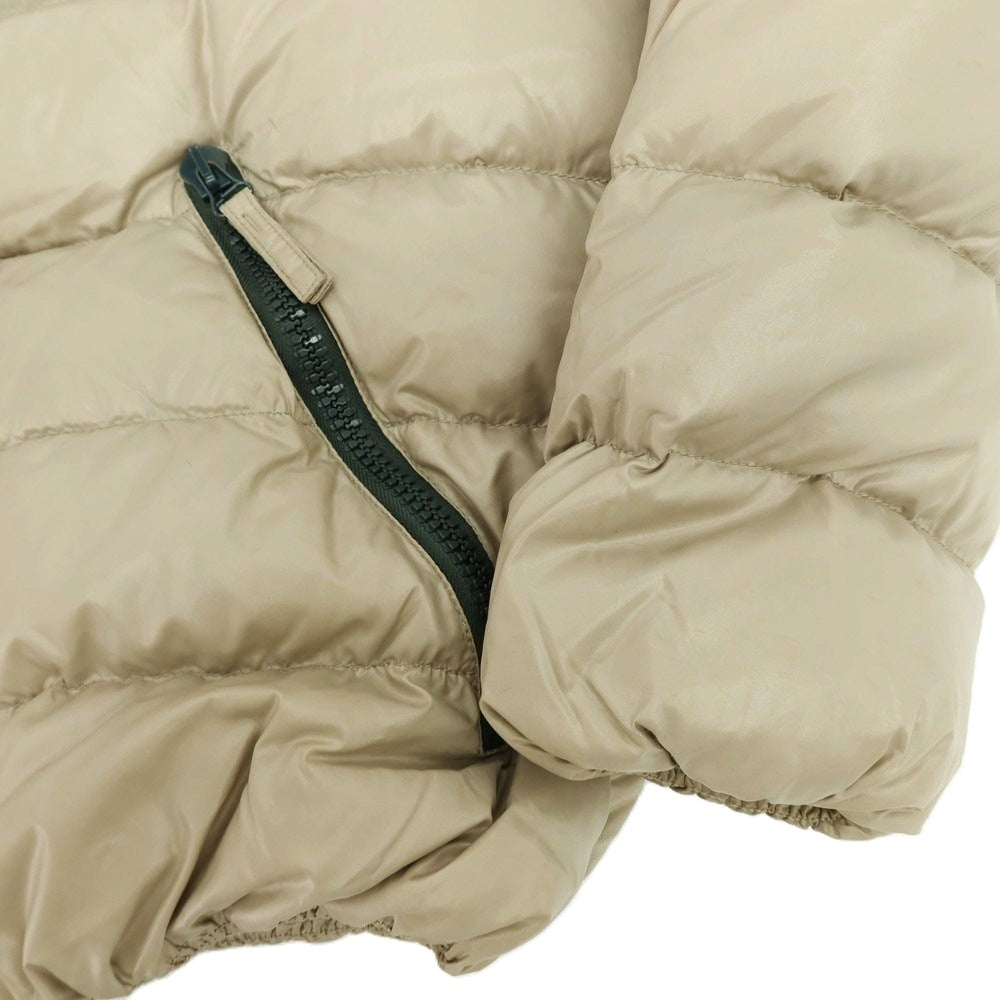 【中古】デュベティカ DUVETICA ナイロン フルジップ ダウンジャケット ベージュ【 50 】【 状態ランクC 】【 メンズ 】