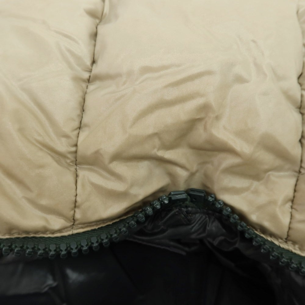 【中古】デュベティカ DUVETICA ナイロン フルジップ ダウンジャケット ベージュ【 50 】【 状態ランクC 】【 メンズ 】