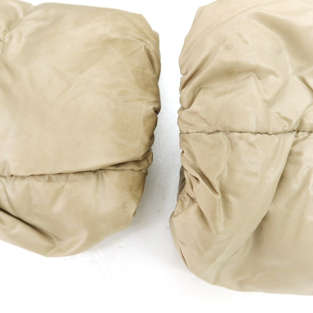 【中古】デュベティカ DUVETICA ナイロン フルジップ ダウンジャケット ベージュ【 50 】【 状態ランクC 】【 メンズ 】