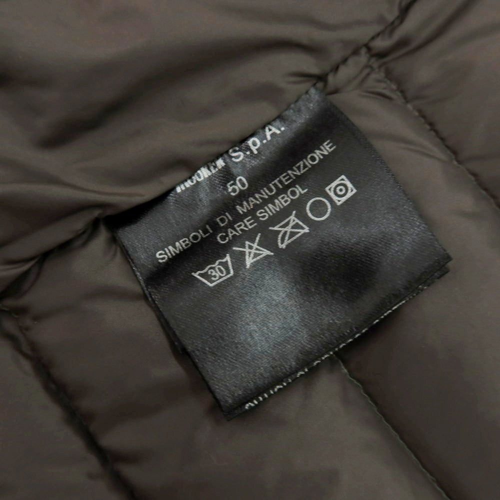 【中古】ヤンマイエン JAN MAYEN ナイロン ダブルジップ ダウンベスト ブルゾン オリーブ【 50 】【 状態ランクC 】【 メンズ 】