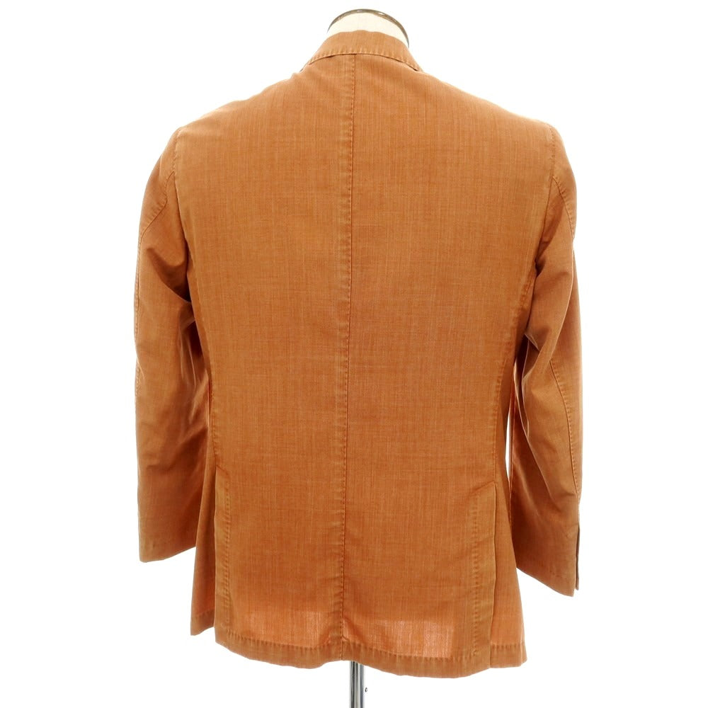 【中古】エルビーエム1911 L.B.M.1911 ウールポリエステル テーラードジャケット オレンジブラウン【サイズ52】【 状態ランクC 】【 メンズ 】