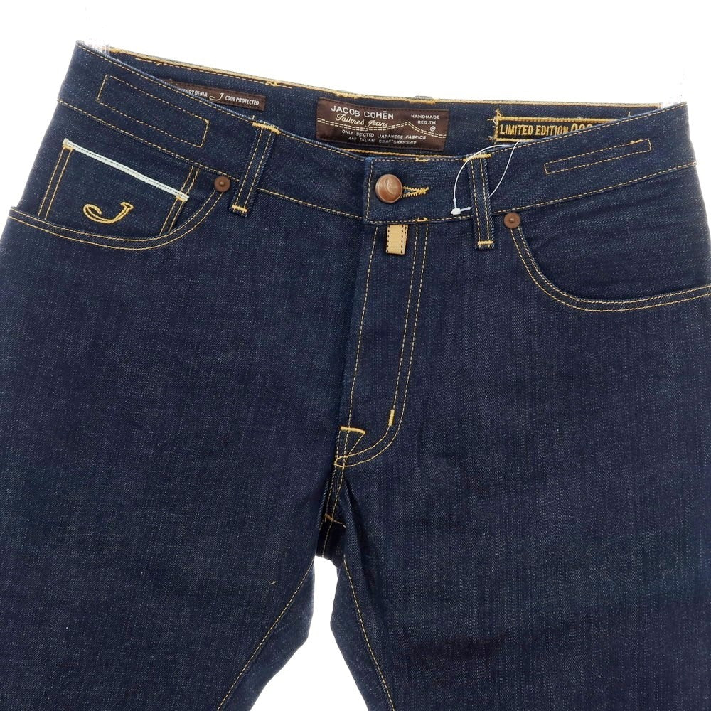 【中古】ヤコブコーエン JACOB COHEN J622 LIMITED EDITION コットン デニムパンツ ジーンズ ネイビー【 33 】【 状態ランクC 】【 メンズ 】