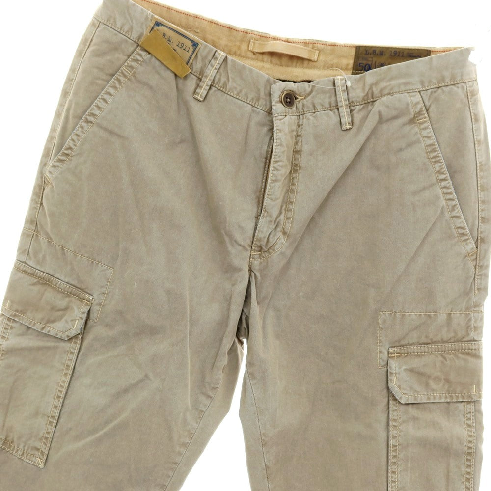 【中古】エルビーエム1911 L.B.M.1911 コットン カーゴパンツ グレージュ系【サイズ50】【 状態ランクB 】【 メンズ 】