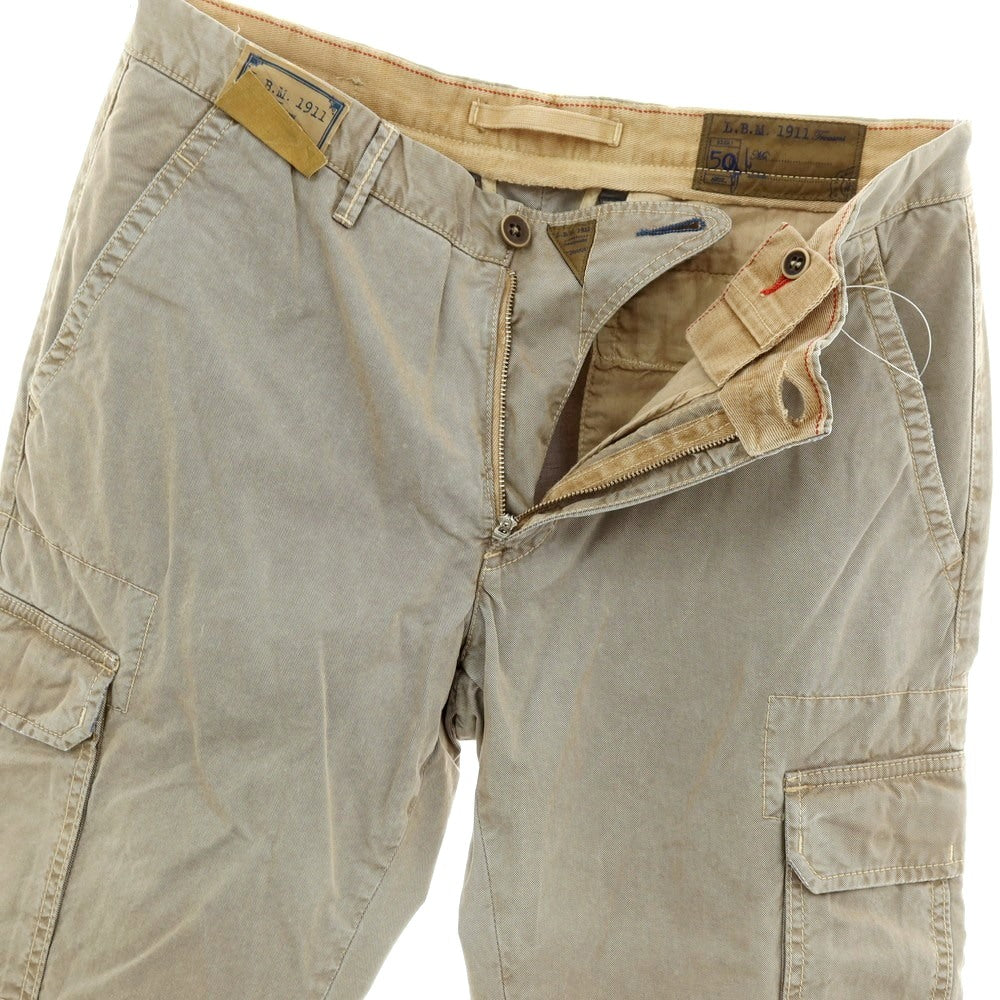 【中古】エルビーエム1911 L.B.M.1911 コットン カーゴパンツ グレージュ系【サイズ50】【 状態ランクB 】【 メンズ 】