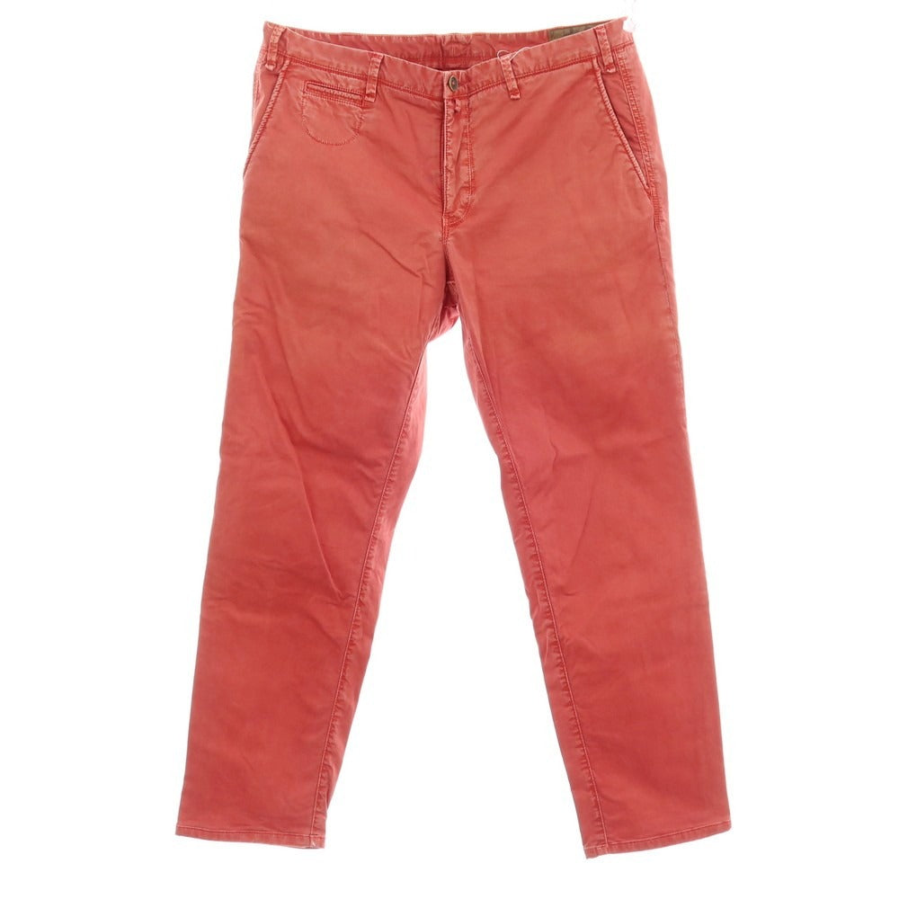 【中古】エルビーエム1911 L.B.M.1911 ストレッチ コットン カジュアルスラックスパンツ レッド【サイズ50】【 状態ランクC 】【 メンズ 】