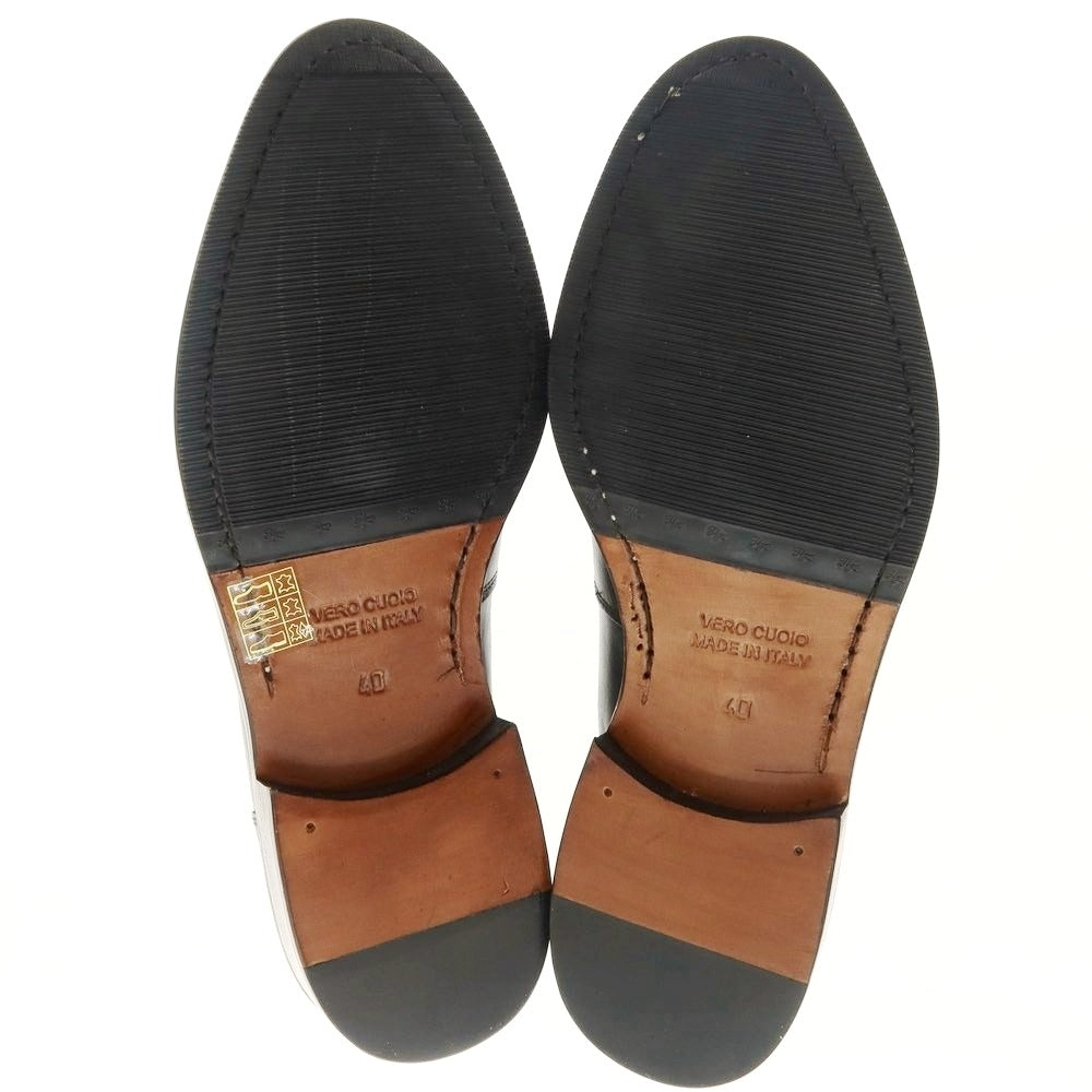 【中古】ロメオジリ ROMEO GIGLI コインローファー ダークブラウン【 40 】【 状態ランクA 】【 メンズ 】