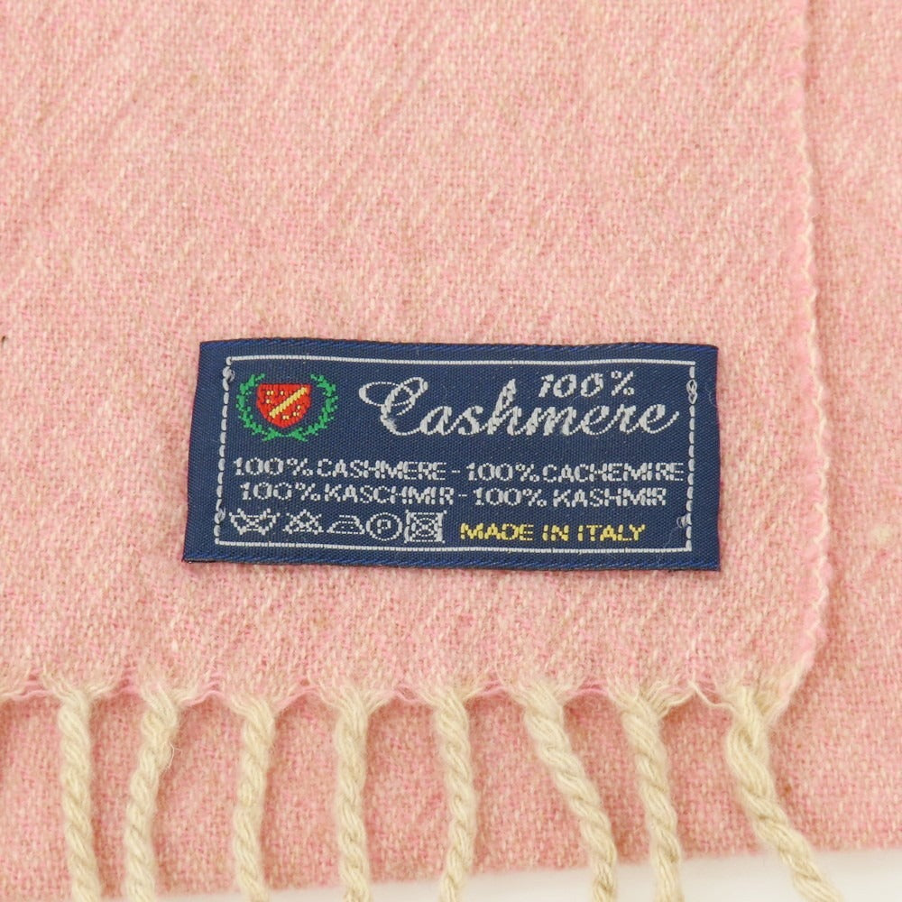 【中古】アルティジャナーレ Artigianale カシミヤ マフラー ピンク【 状態ランクB 】【 メンズ 】