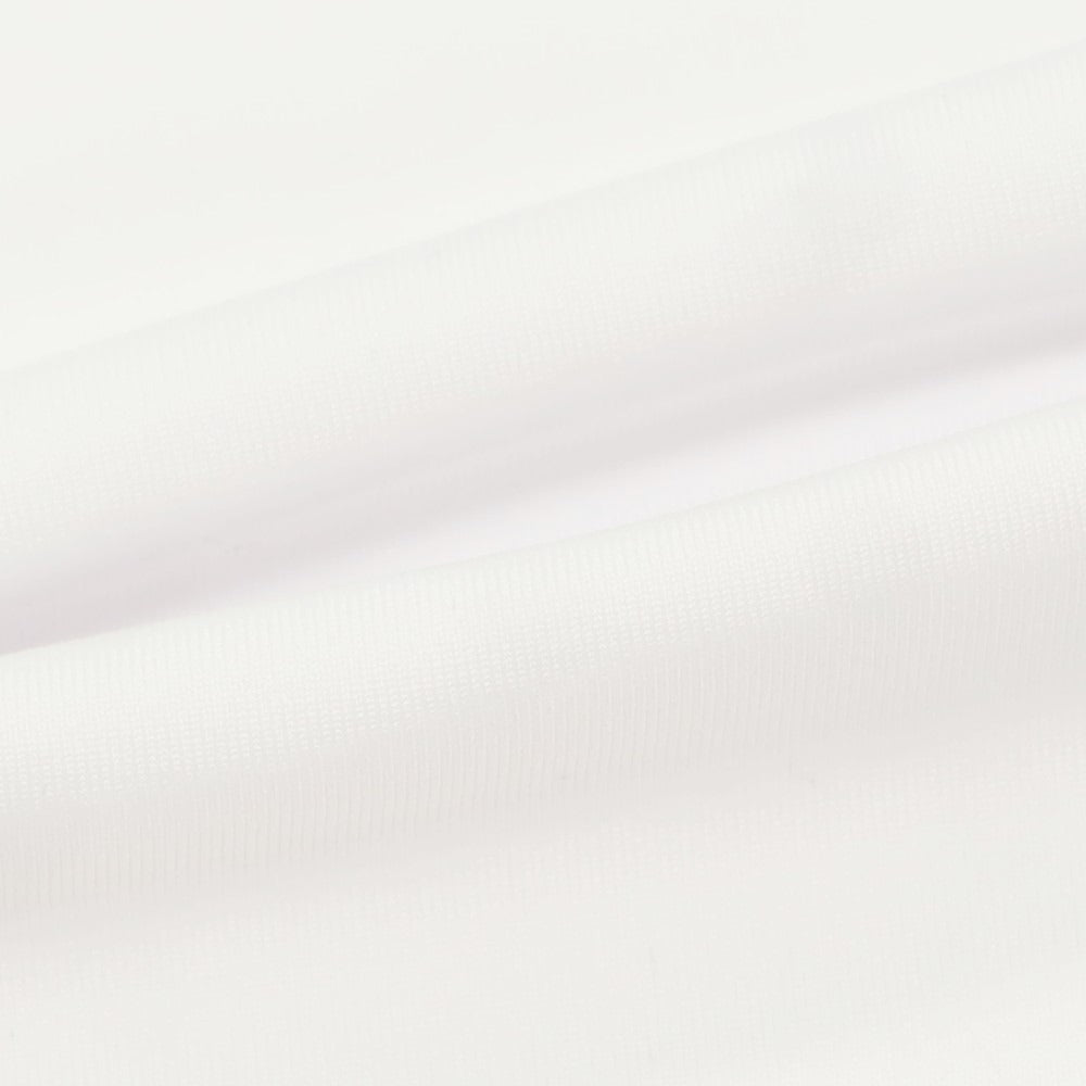 【中古】リュクスエイケイエムプラス LUXEAKMPLUS × roar ポリエステル ジャージー ハイネック 長袖Tシャツ ホワイト【サイズM(JPN)】【 状態ランクA 】【 メンズ 】