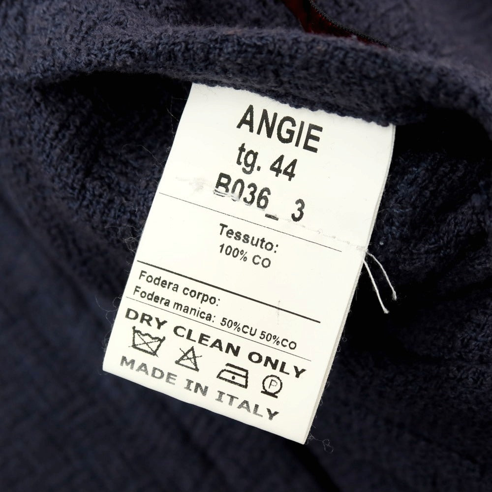 【中古】ザ ジジ THE GIGI ANGIE コットン 2B カジュアルジャケット ネイビー【サイズ44】【 状態ランクD 】【 メンズ 】