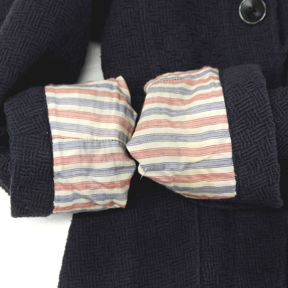 【中古】ザ ジジ THE GIGI ANGIE コットン 2B カジュアルジャケット ネイビー【サイズ44】【 状態ランクD 】【 メンズ 】