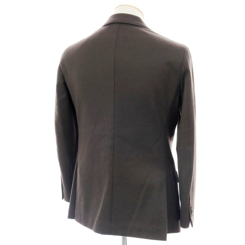 【中古】グリーンレーベルリラクシング green label relaxing ウール 2B テーラードジャケット ダークアッシュブラウン【 44 】【 状態ランクB 】【 メンズ 】
