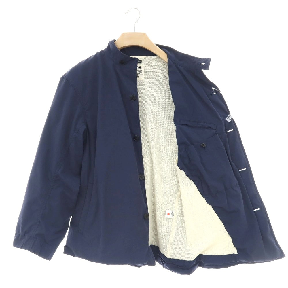 【中古】ナナミカ nanamica コットンポリエステル スタンドカラー ブルゾン ライトネイビー【 S 】【 状態ランクC 】【 メンズ 】