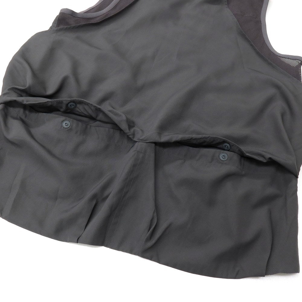 【中古】スノーピーク snowpeak ポリエステル インセクトシールド メッシュベスト グレー【サイズM】【 状態ランクB 】【 メンズ 】