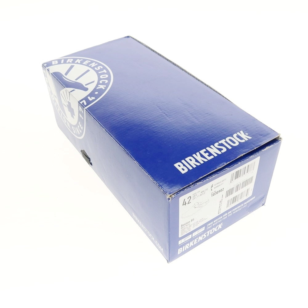 【中古】【未使用】ビルケンシュトック BIRKENSTOCK URBAN RESEARCH別注 BOSTON スエード サンダル ネイビー【 42 】【 状態ランクS 】【 メンズ 】