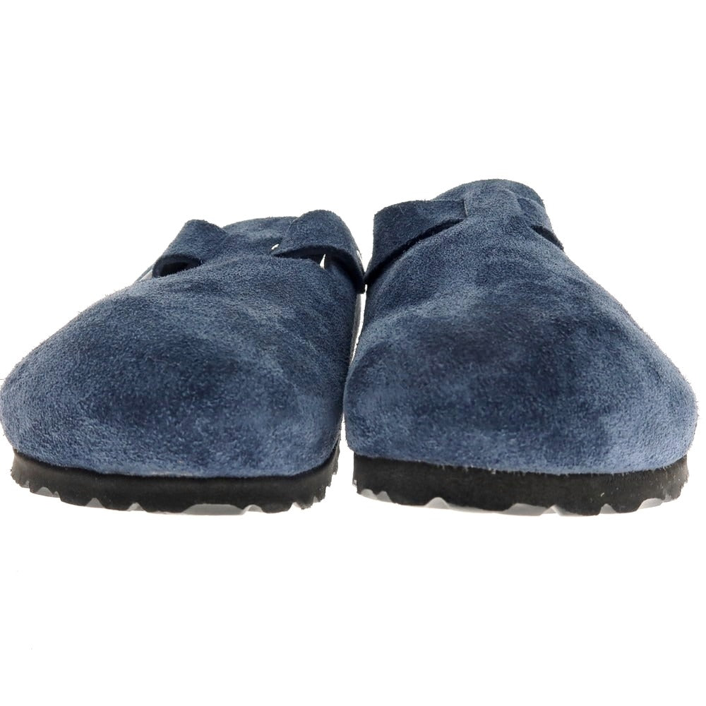 【中古】【未使用】ビルケンシュトック BIRKENSTOCK URBAN RESEARCH別注 BOSTON スエード サンダル ネイビー【 42 】【 状態ランクS 】【 メンズ 】