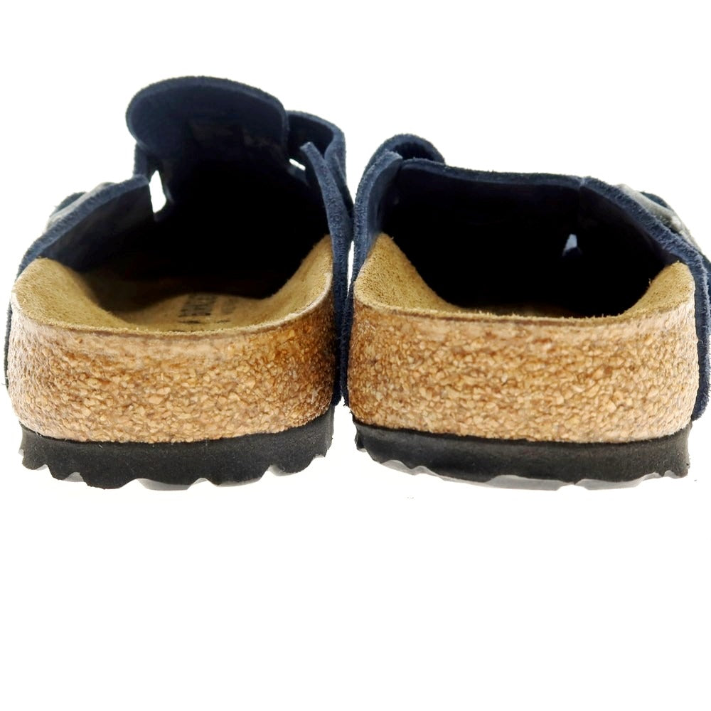 【中古】【未使用】ビルケンシュトック BIRKENSTOCK URBAN RESEARCH別注 BOSTON スエード サンダル ネイビー【 42 】【 状態ランクS 】【 メンズ 】