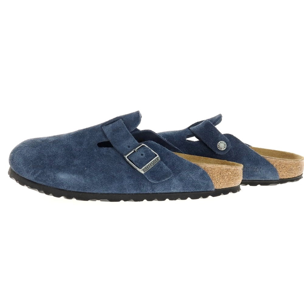 【中古】【未使用】ビルケンシュトック BIRKENSTOCK URBAN RESEARCH別注 BOSTON スエード サンダル ネイビー【 42 】【 状態ランクS 】【 メンズ 】
