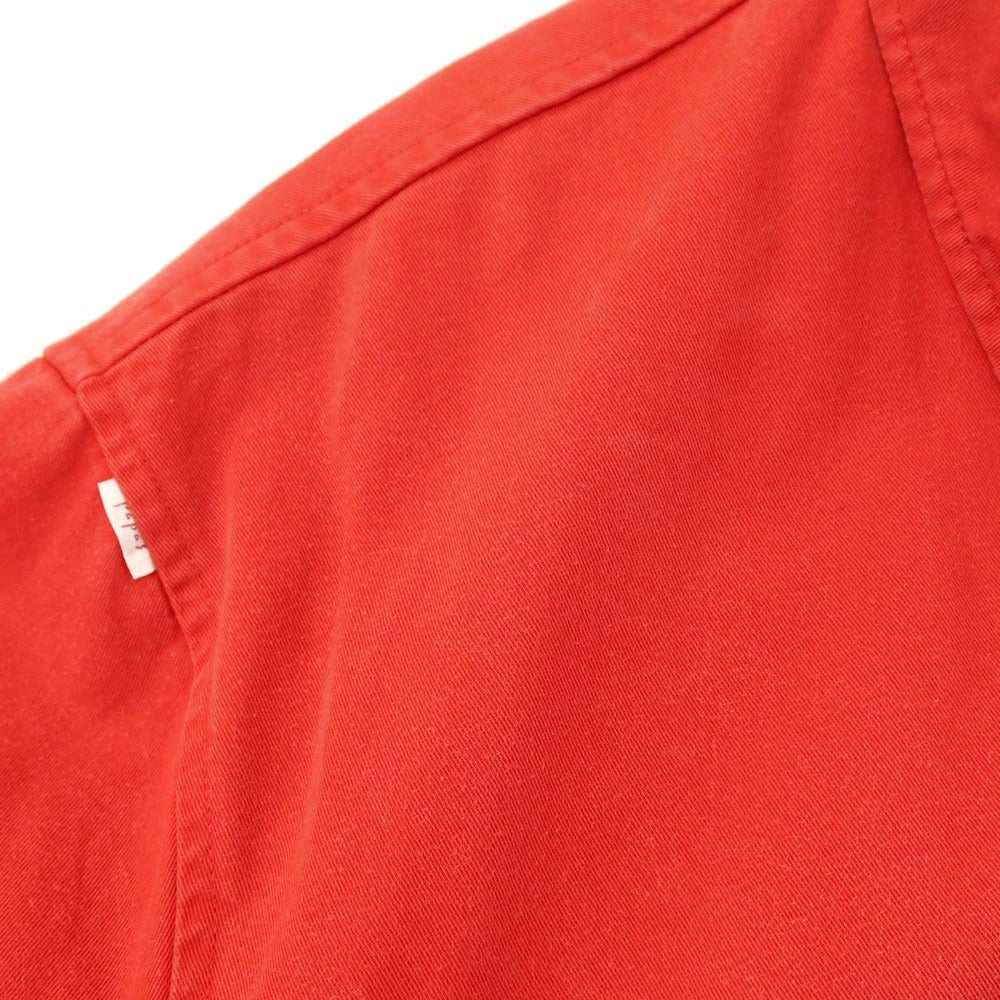 【中古】パパス PAPAS コットン ジップアップ スイングトップ レッド【サイズM】【 状態ランクC 】【 メンズ 】