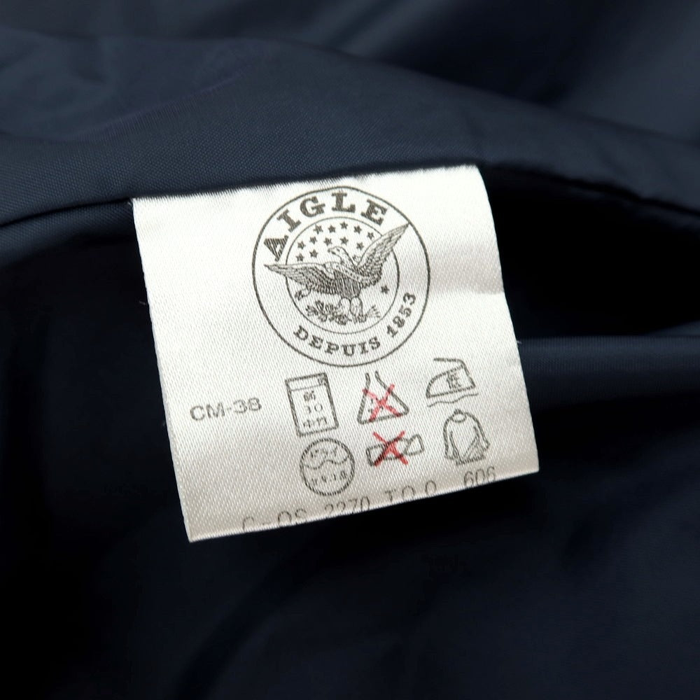 【中古】エーグル AIGLE ポリエステル フーデッドコート レッド【サイズS】【 状態ランクC 】【 メンズ 】