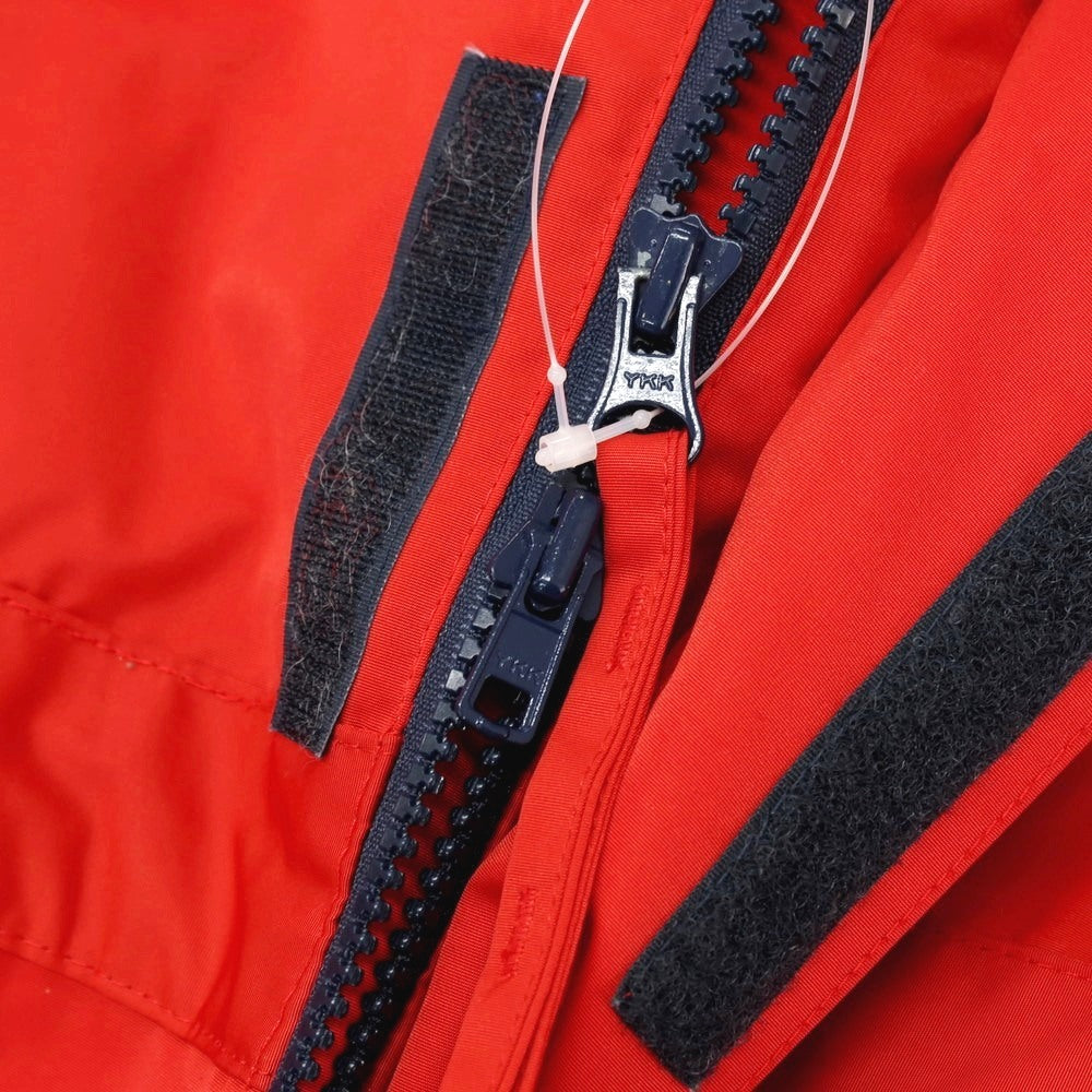 【中古】エーグル AIGLE ポリエステル フーデッドコート レッド【サイズS】【 状態ランクC 】【 メンズ 】