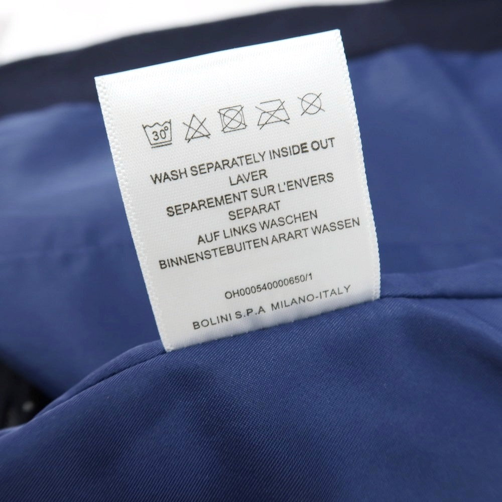【中古】ボリーニ Bollini ウールポリエステル 1つボタン テーラードジャケット ダークネイビー【 50 】【 状態ランクB 】【 メンズ 】