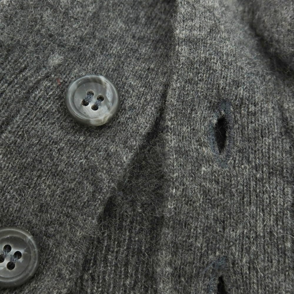 【中古】コルシーニ corsini ハイゲージカシミヤ ニットベスト カーディガン グレー【 L 】【 状態ランクC 】【 メンズ 】