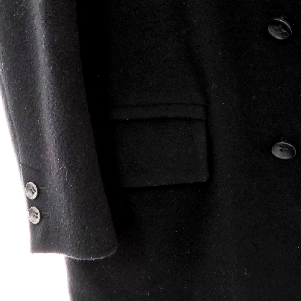 【中古】インターナショナルギャラリービームス International Gallery BEAMS × PER BACCO ウールナイロン チェスターフィールドコート ブラック【 46 】【 状態ランクC 】【 メンズ 】