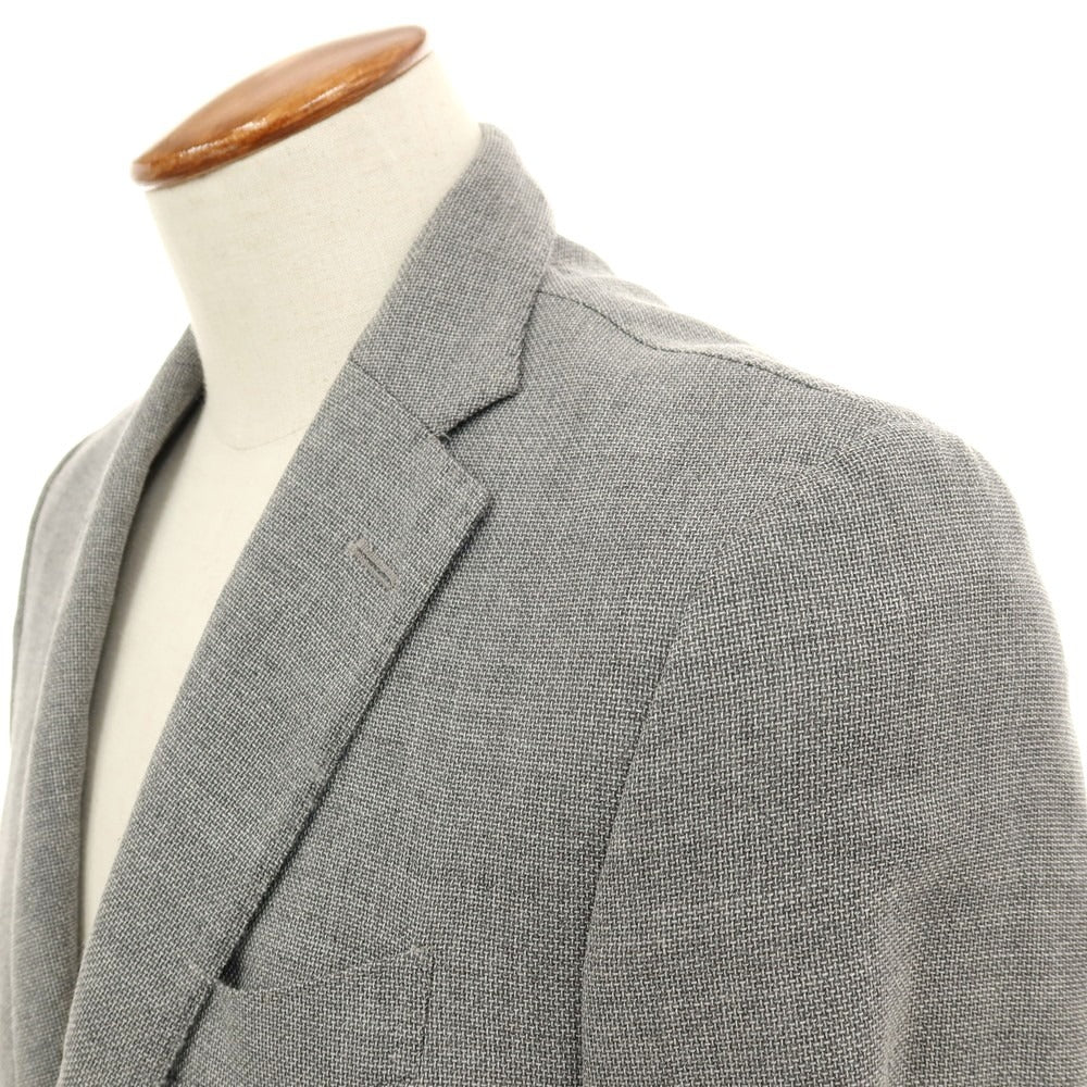 【中古】サルトリア ラトーレ SARTORIA LATORRE ウール 2B テーラードジャケット グレー【サイズ48】【 状態ランクC 】【 メンズ 】
