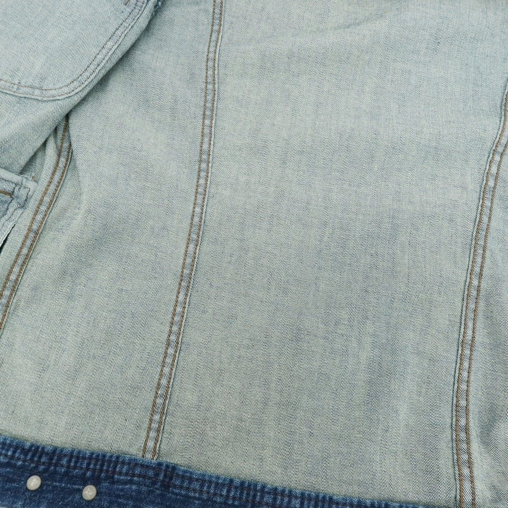 【中古】ナノユニバース nano universe ストレッチ デニムジャケット ジージャン ネイビー【 M 】【 状態ランクC 】【 メンズ 】